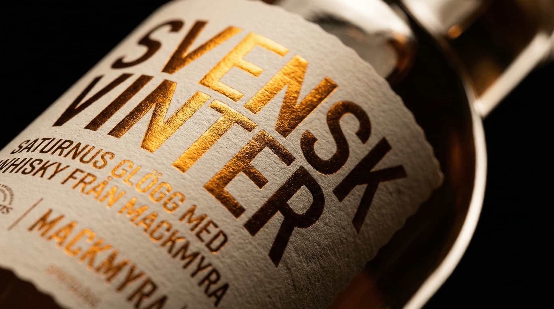 Etikettdetalj Mackmyra Svensk Vinter